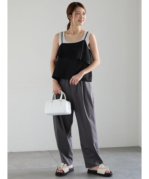 Te chichi パンツ イージーカーブパンツ レディース : ZOZOTOWN