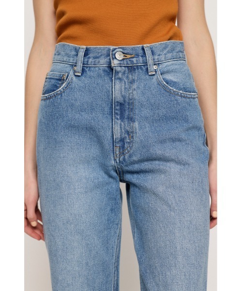 「SLY」 加工デニムパンツ 1 ライトブルー レディース_画像9