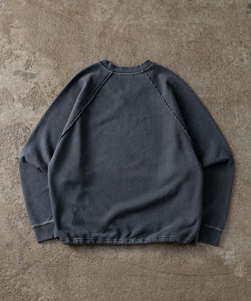 ADAMASTE トレーナー スウェット pigment draw cord sweat