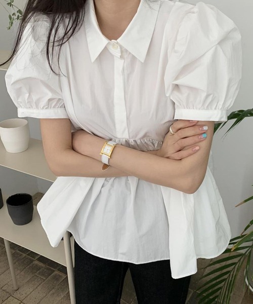 「CADBURY」 半袖シャツ LARGE ブラック レディース_画像5