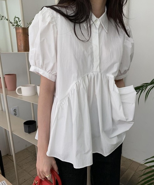 「CADBURY」 半袖シャツ LARGE ブラック レディース_画像9