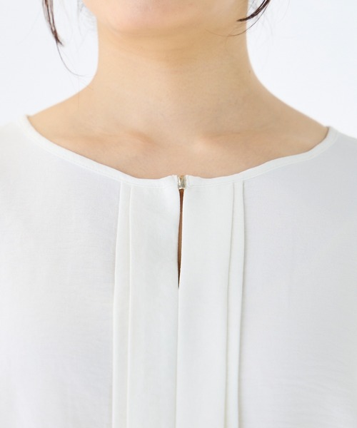 「INCEDE」 半袖ブラウス L イエロー レディース_画像3