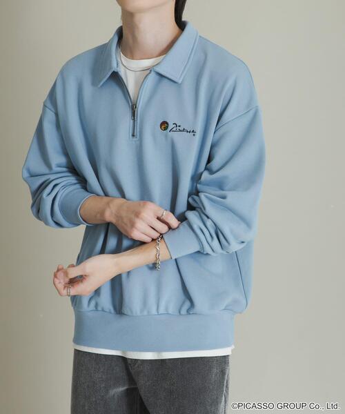 SUNSUN×SENSE OF PLACE　ハーフジップスウェット M SENSE OF PLACE by URBAN RESEARCH トレーナー スウェット PICASSO