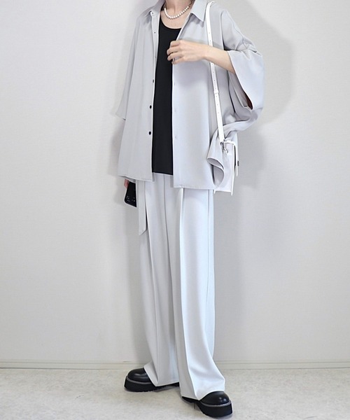 「Loose/ルース」 半袖シャツ M ブルー系その他 メンズ_画像5