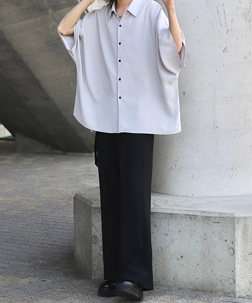 「Loose/ルース」 半袖シャツ M ブルー系その他 メンズ_画像9