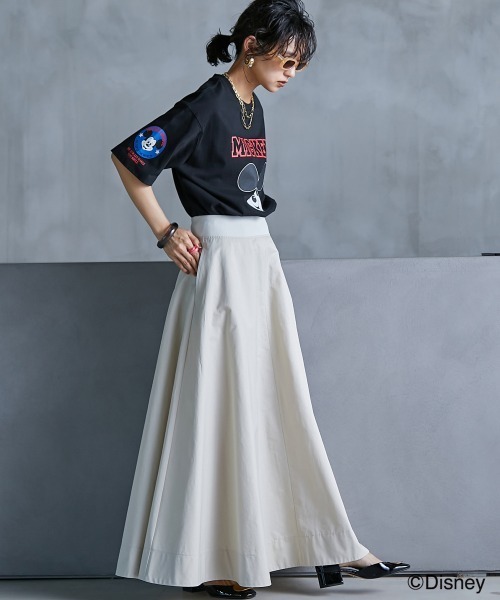 GEVS.（ジェイヴィス） 「SMILELAND」フレアスカート 3L ブラック