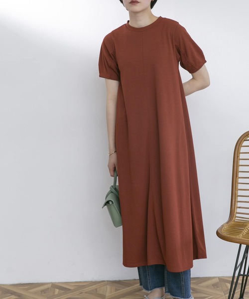 「UR Lab.」 半袖ワンピース FREE ブルー レディース_画像5