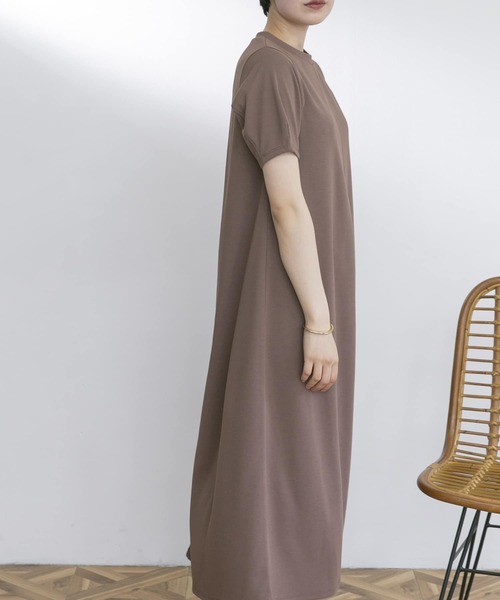 「UR Lab.」 半袖ワンピース FREE ブルー レディース_画像9