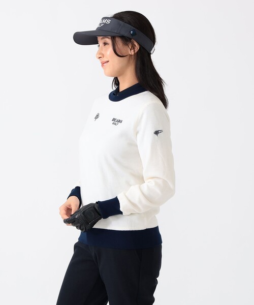 BEAMS GOLF（ビームス ゴルフ） ニット セーター 「WOMEN」PURPLE