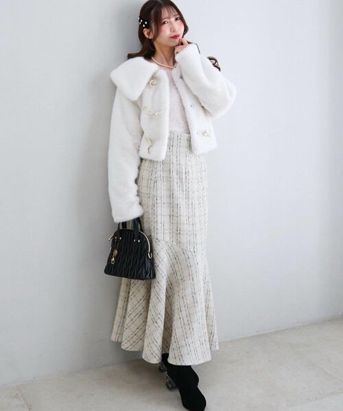 MAJESTIC LEGON（マジェスティックレゴン） スカート ツイード