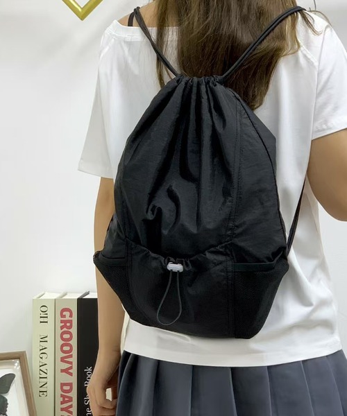 NuNuNa デイバック リュック 「NuNuNa」ドローコード ポケット
