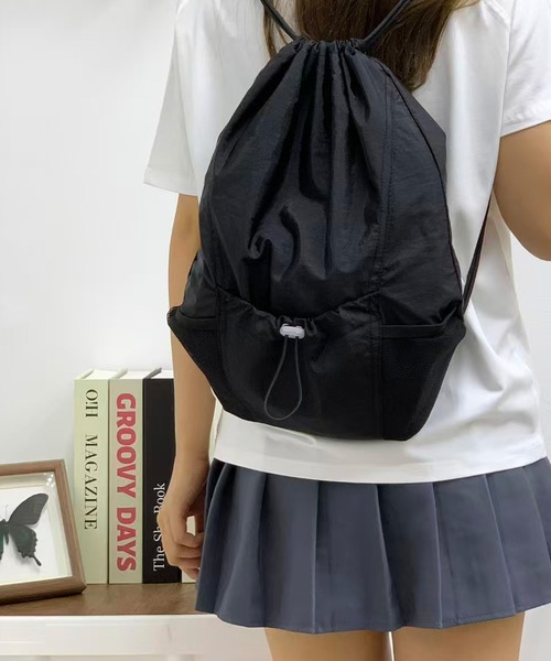 NuNuNa デイバック リュック 「NuNuNa」ドローコード ポケット