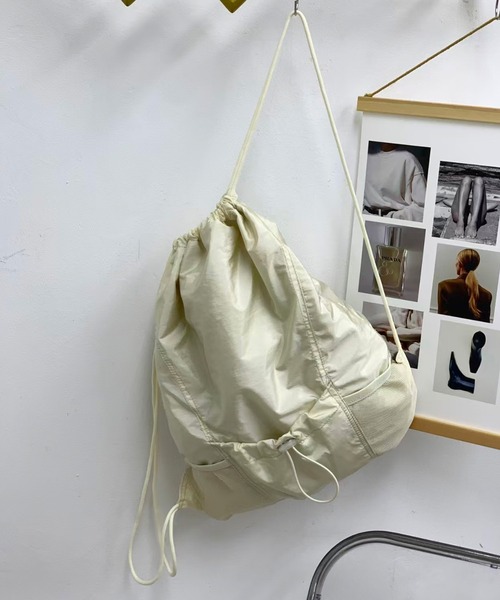 NuNuNa デイバック リュック 「NuNuNa」ドローコード ポケット