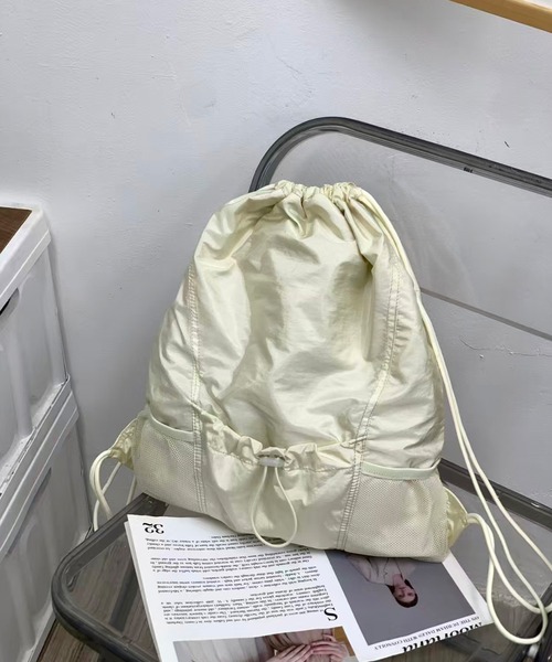 NuNuNa デイバック リュック 「NuNuNa」ドローコード ポケット