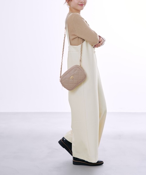 オールインワン ゴールドバックルサスペンダーオールインワン 「低身長