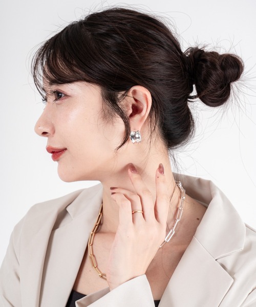 【極美品】JENNY BIRD ジェニーバード フープピアス シルバー JENNYBIRD（ジェニーバード） ピアス 「JENNY BIRD/ジェニーバード