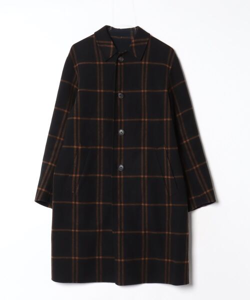 EDIFICE（エディフィス） ステンカラーコート MEDIUM ブラック メンズ