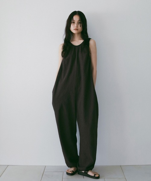 anuke（アンヌーク） サロペット オーバーオール Uneck Check