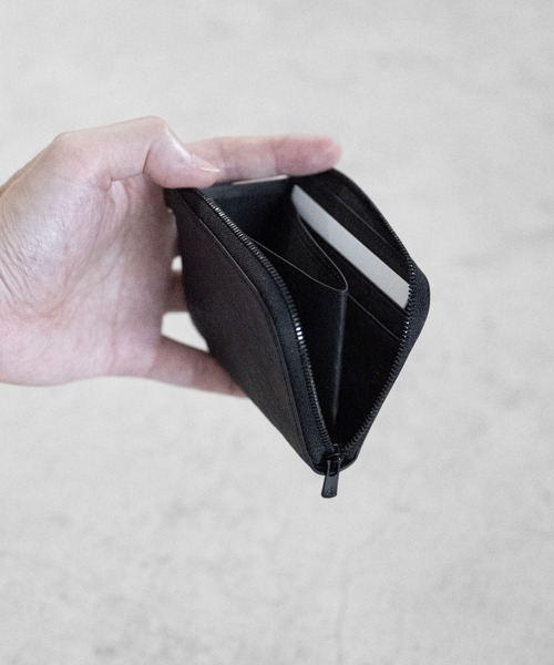 SENTI（センティ） ミニ 財布 Dyneema Leather COMPACT ZIP WALLET
