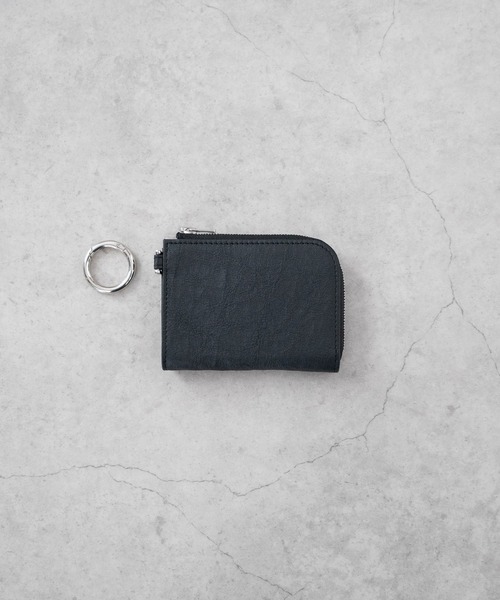 ダイニーマレザー 防水撥水コンパクトウォレット SENTI（センティ） 財布 Dyneema Leather COMPACT ZIP WALLET / 超軽量