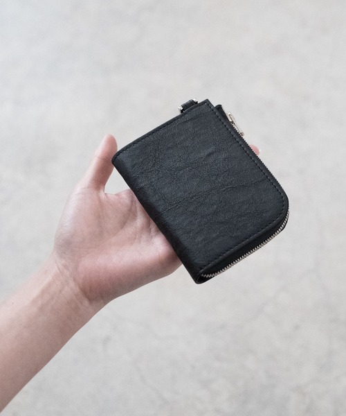 SENTI（センティ） 財布 Dyneema Leather COMPACT ZIP WALLET / 超軽量