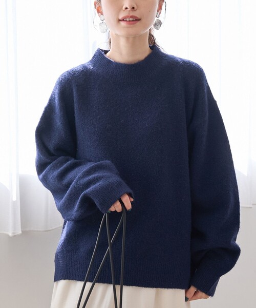 coen（コーエン） ニット セーター フラッフィーモックネック
