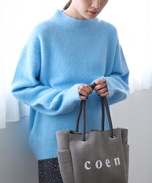 coen(コーエン) ニット セーター フラッフィーモックネック coen(コーエン) ニット セーター フラッフィーモックネック