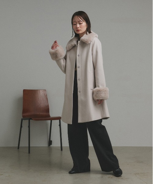 本人期　ANN DEMEULEMEESTER ファーコート 本人期 ANN DEMEULEMEESTER ファーコート 【公式通販】