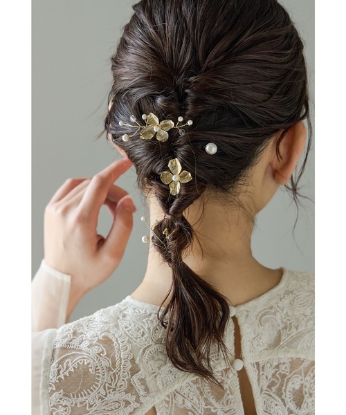 ミハエルネグリンフラワーモチーフヘアピン6本セット ミハエルネグリン