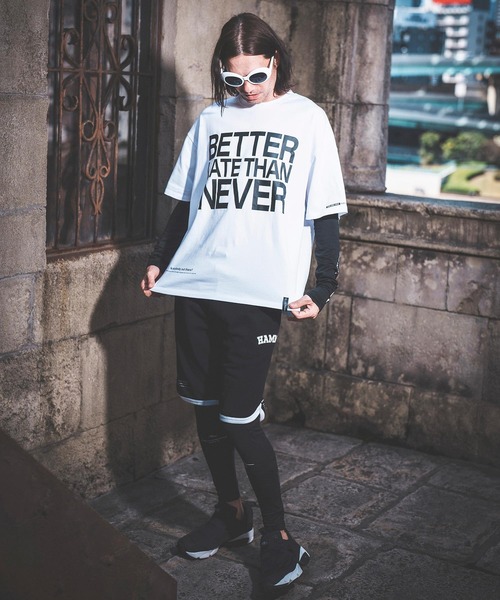 「NOISESCAPE」 半袖Tシャツ M ホワイト メンズ_画像4