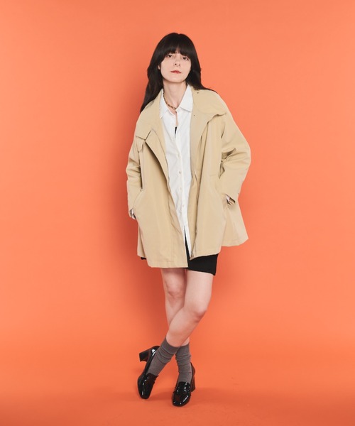 「Shelly island」 トレンチコート FREE ベージュ レディース_画像6