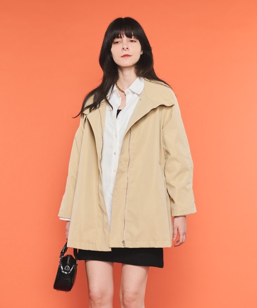 「Shelly island」 トレンチコート FREE ベージュ レディース_画像8