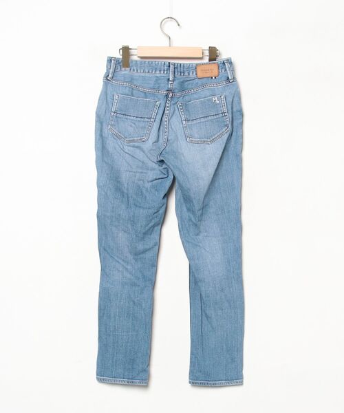 「Moname」 デニムパンツ 24inch ネイビー レディース_画像2