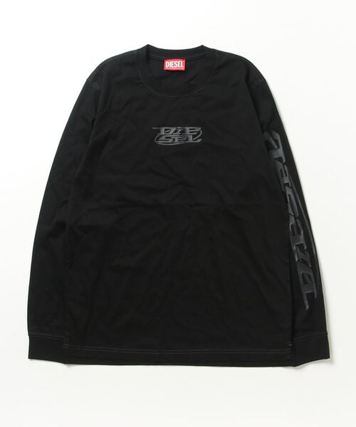 DIESEL（ディーゼル） 長袖Tシャツ LARGE ブラック メンズ : ZOZOTOWN