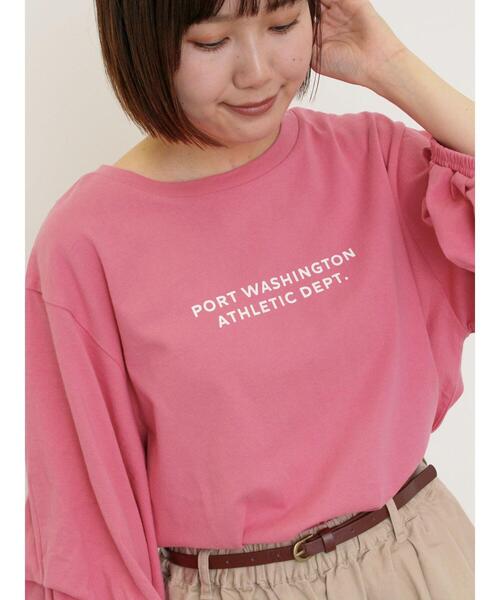 Samansa Mos2（サマンサモスモス） 7分袖カットソー F ピンク