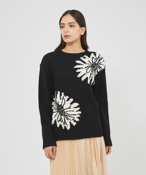 EPOCA（エポカ） ニット セーター ビッグフラワーニットプルオーバー