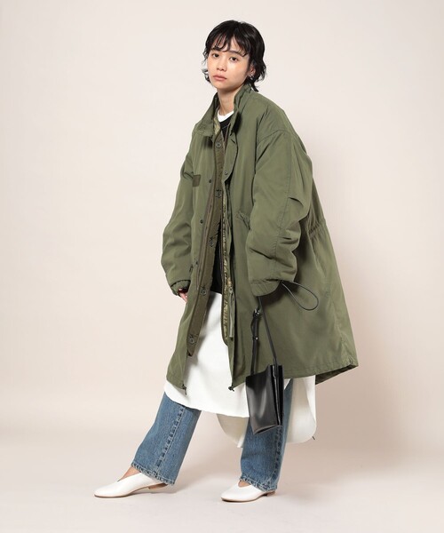 FREAK'S STORE（フリークスストア） モッズコート フリ- オリーブ