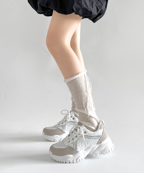Shoes in Closet（シュークロ） スニーカー 軽量厚底 ボリューム