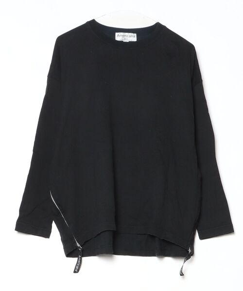 AMERICANA（アメリカーナ） 長袖カットソー - ブラック レディース