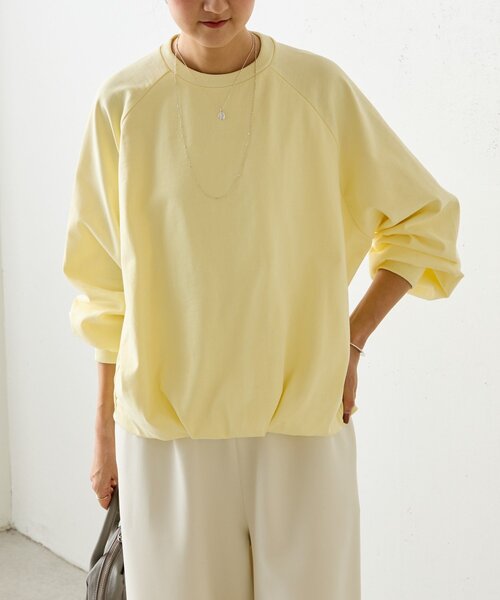 BEARDSLEY（ビアズリー） tシャツ コットン裾バルーンプルオーバー