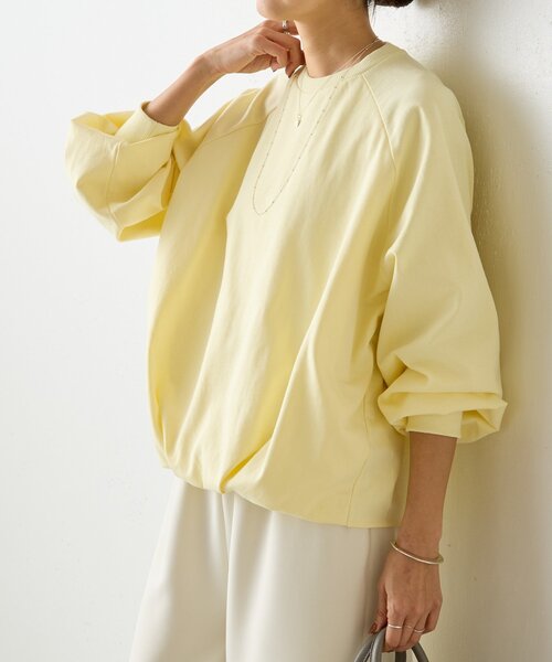 BEARDSLEY（ビアズリー） tシャツ コットン裾バルーンプルオーバー