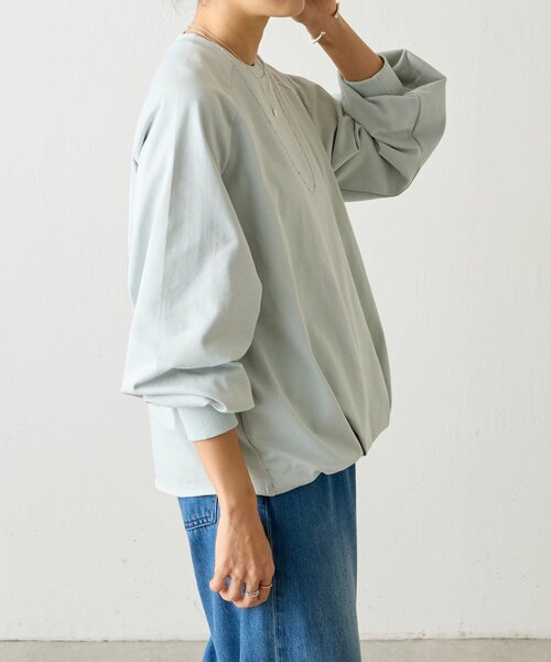 BEARDSLEY（ビアズリー） tシャツ コットン裾バルーンプルオーバー