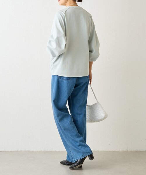 ビアズリー　トップス BEARDSLEY（ビアズリー） tシャツ コットン裾バルーンプルオーバー