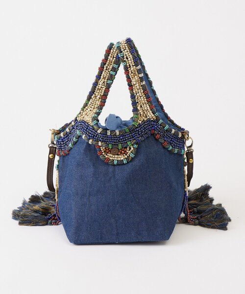 BEARDSLEY（ビアズリー） トートバッグ 「IMAYIN」ビーズトートバッグ