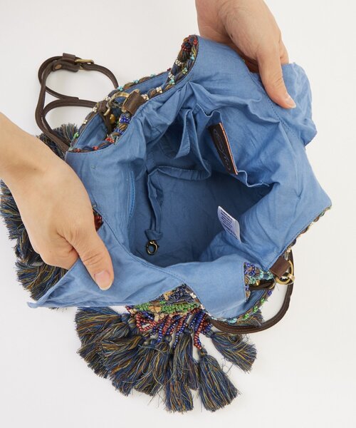 BEARDSLEY（ビアズリー） トートバッグ 「IMAYIN」ビーズトートバッグ