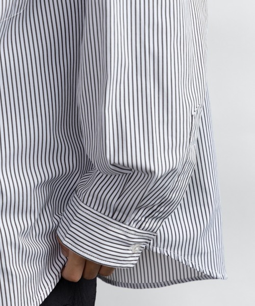 「SINSS」 長袖シャツ SMALL ブルー メンズ_画像6