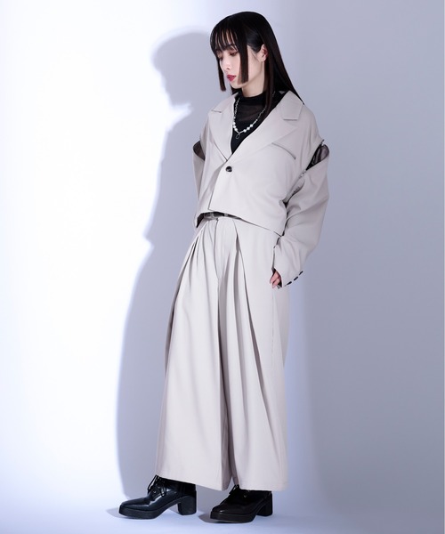 Ellno Loset（エルノロゼット） パンツ MEDIUM アイボリー メンズ