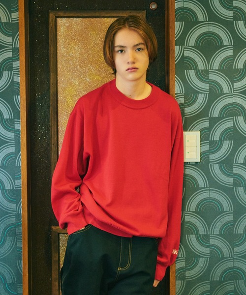 「WETTEMPT」 長袖ニット MEDIUM ブラック メンズ_画像8