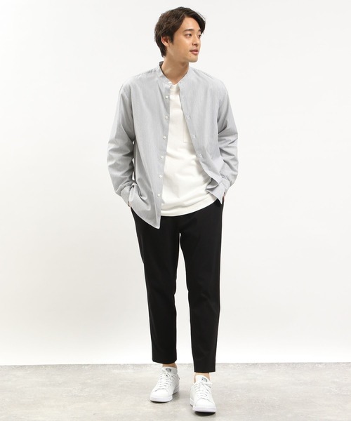 「GLOBAL WORK Smile Seed Store」 長袖シャツ MEDIUM ブルー系その他3 メンズ_画像2