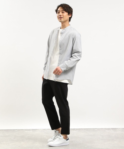 「GLOBAL WORK Smile Seed Store」 長袖シャツ MEDIUM ブルー系その他3 メンズ_画像4